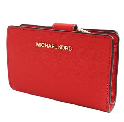 michael kors 35f7gtvf2l|Michael Kors Jet Set Travel Medium Leather Bifold Zip Coin .